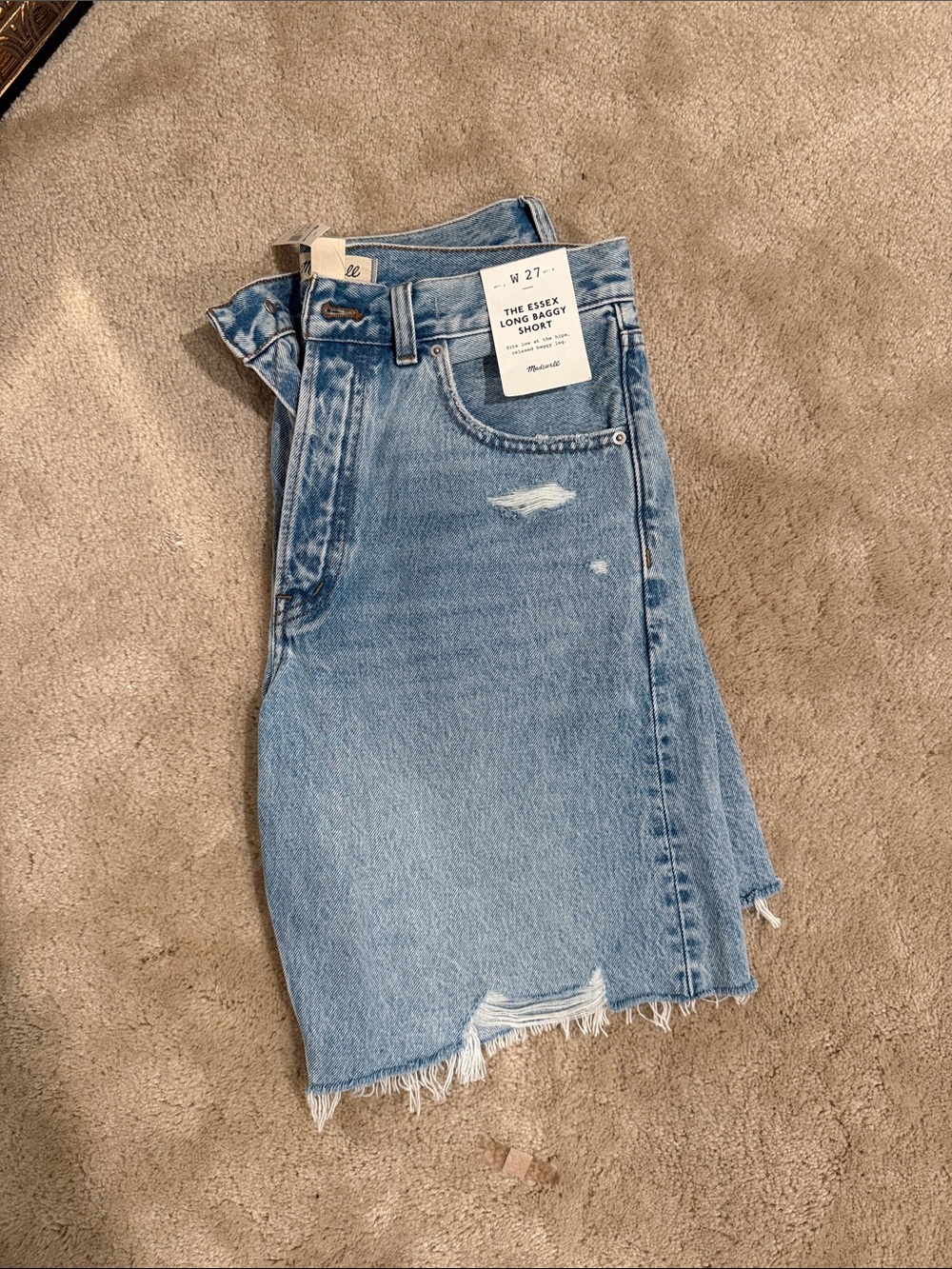 Madewell Essex Long Baggy Short